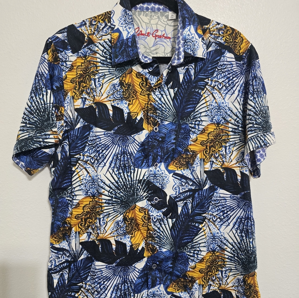 Robert Graham Patriotic Print Men's Shirt
